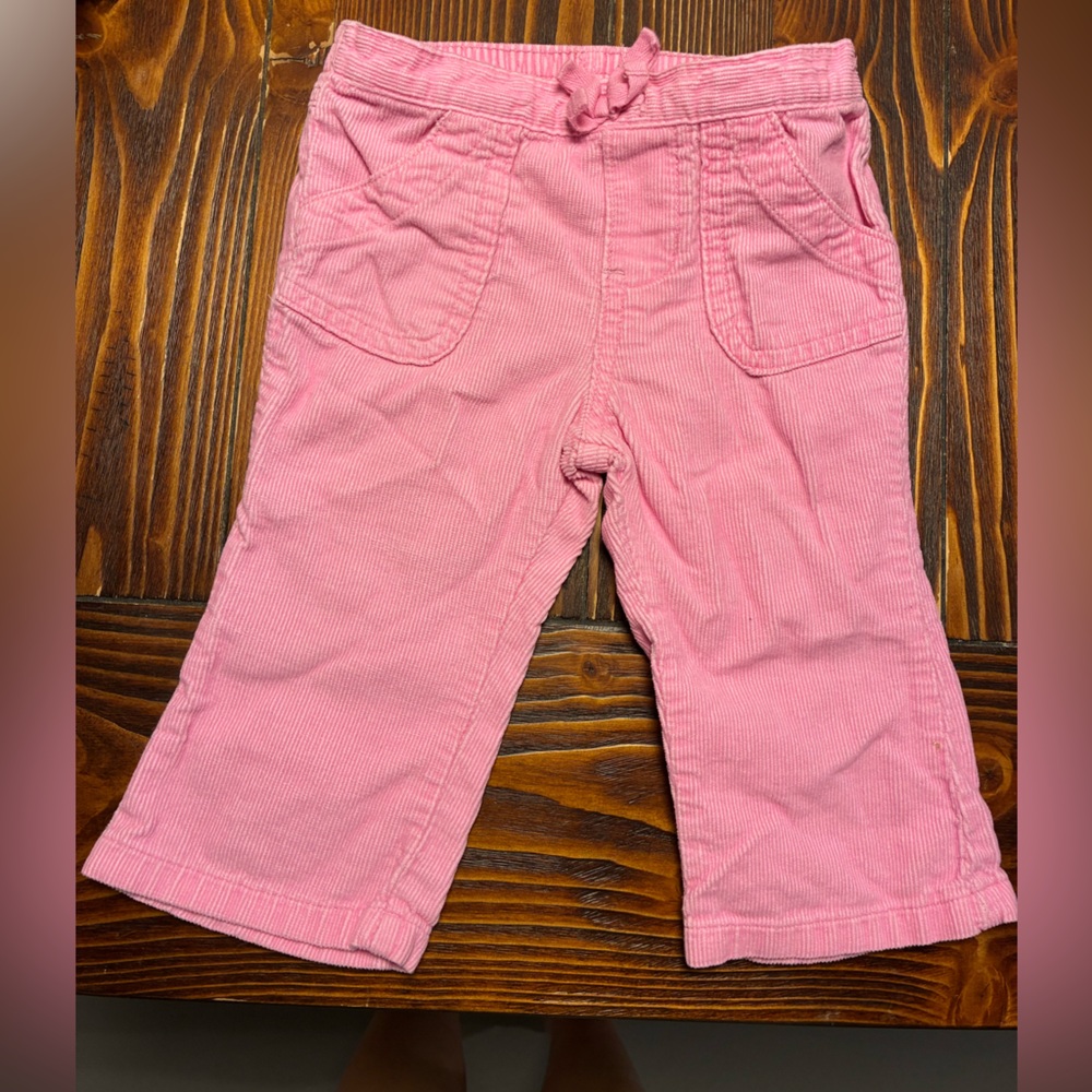 Light pink corduroy pants